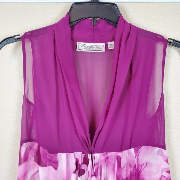 Simonton Says Floral Swim Wear Front Closure Watercolor Cover Up SALE - Picture 3 of 13